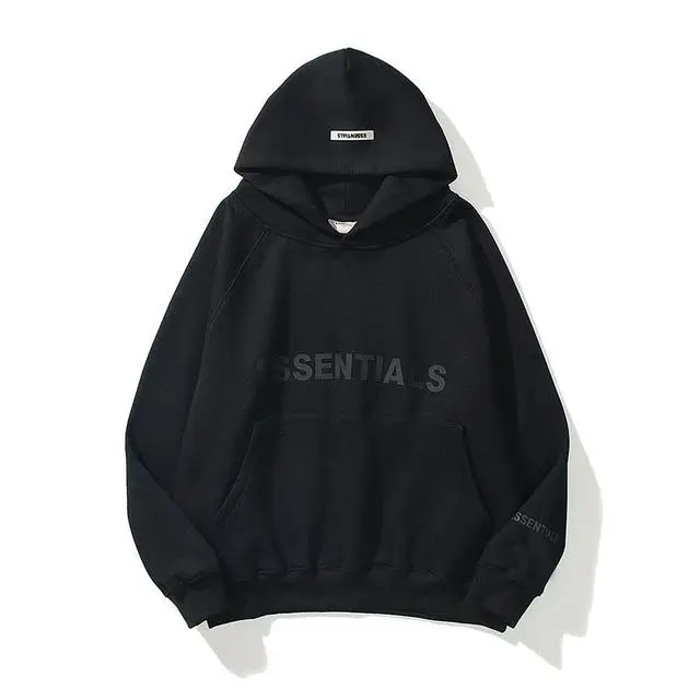 Black ESSENTIALS Oversize Hoodie