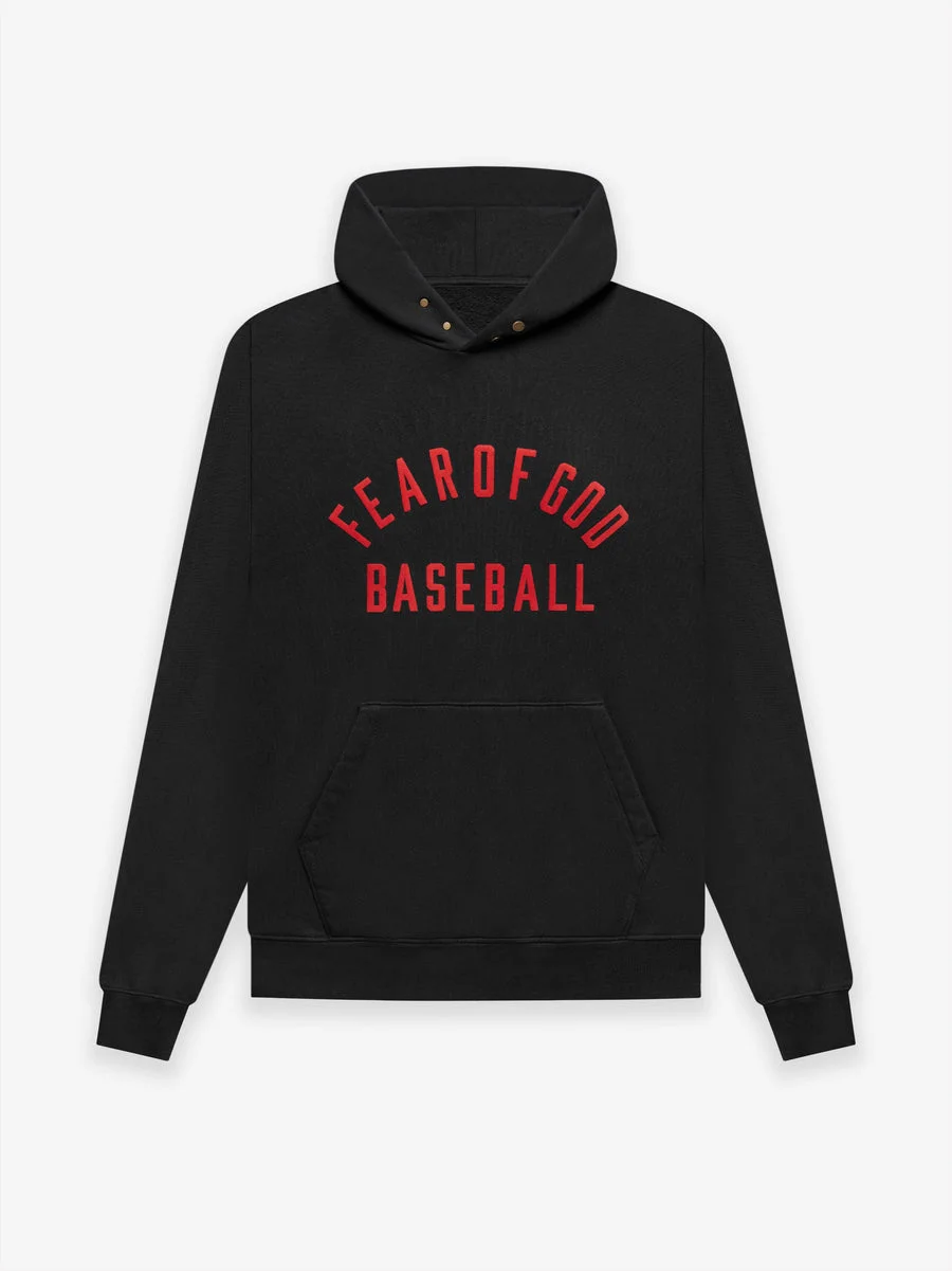 Fear of God Black Baseball Hoodie