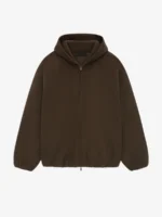 Brushed Bomber – Black Hooded