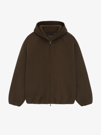 Brushed Bomber – Black Hooded